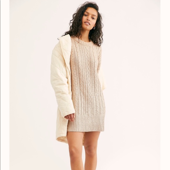 NWOT Free People oversized knit sweater - Picture 3 of 8